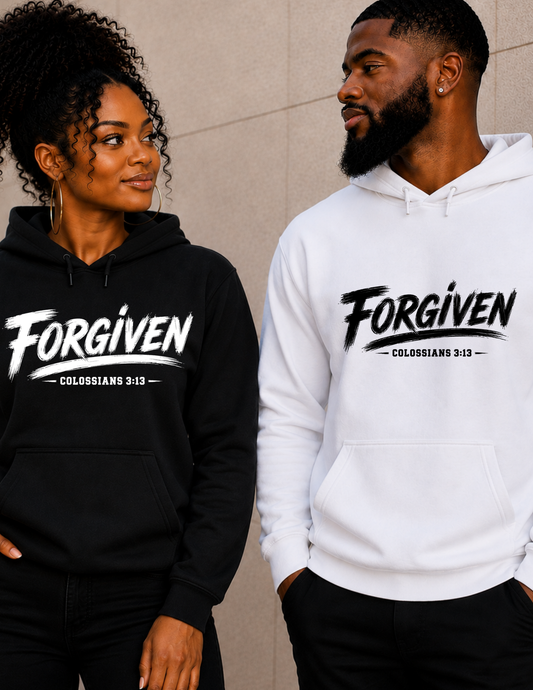 FORGIVEN Christian Hoodie | Faith & Inspiration