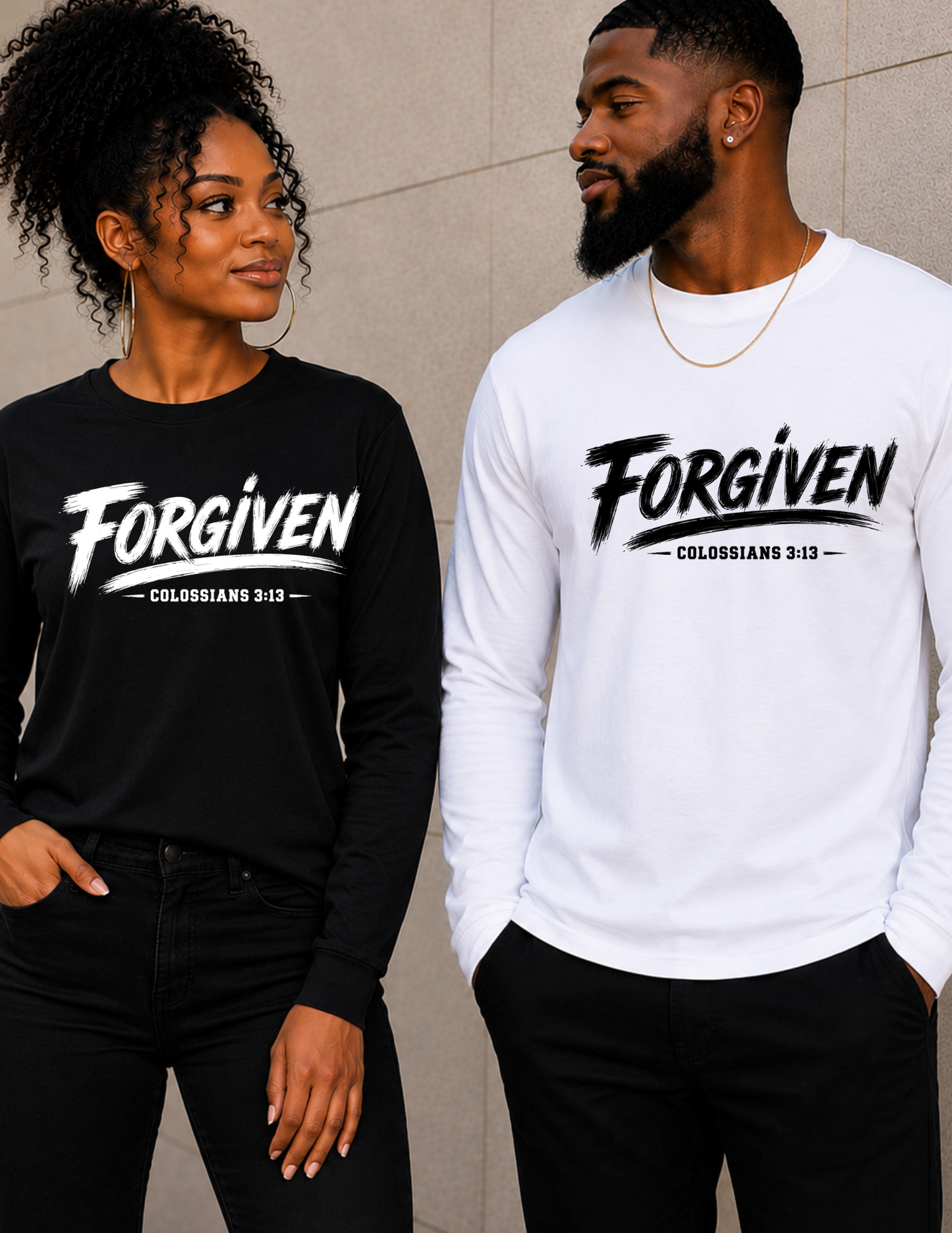 FORGIVEN Christian Sweatshirt | Faith & Inspiration
