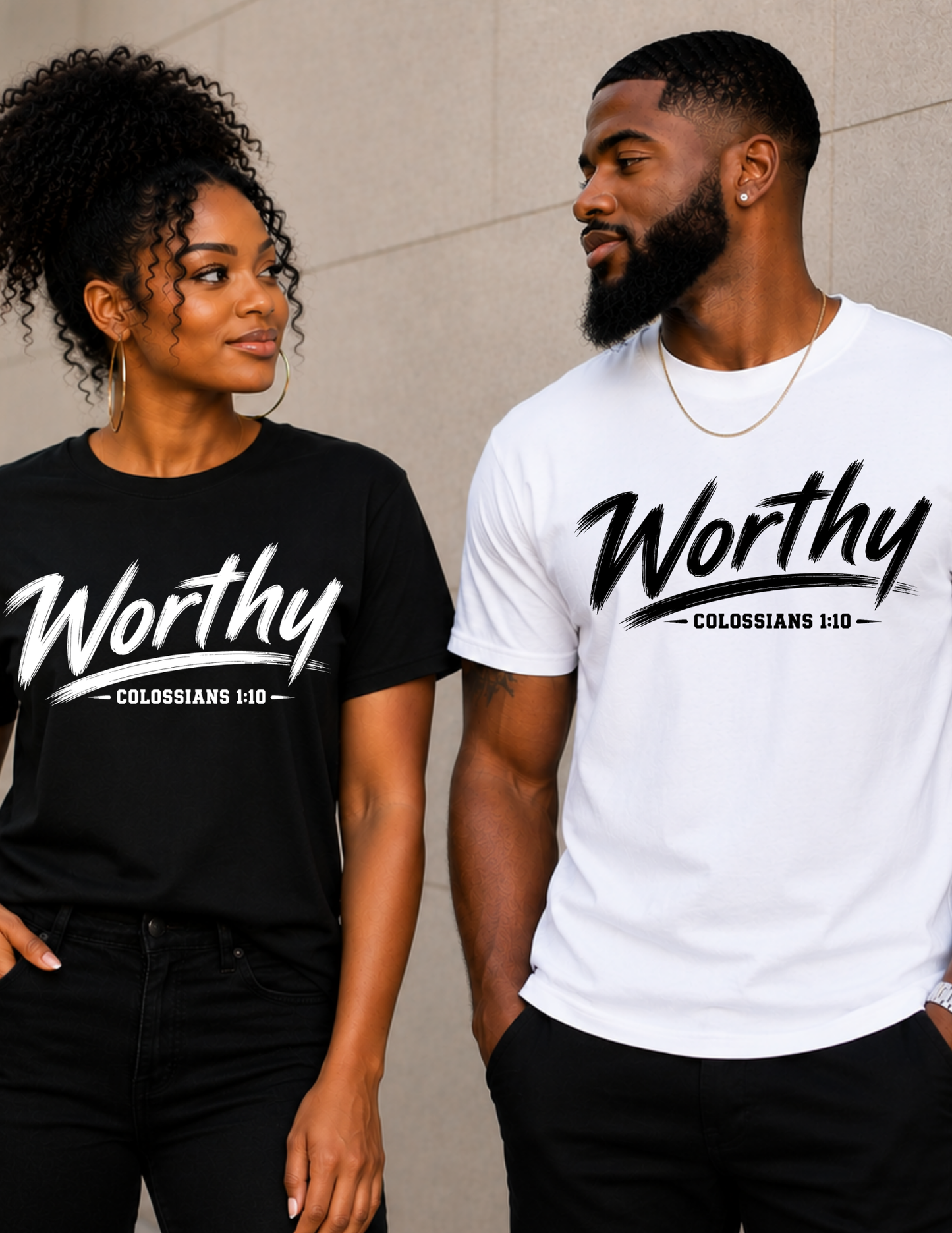 Worthy Colossians 1:10 Christian Faith Shirt