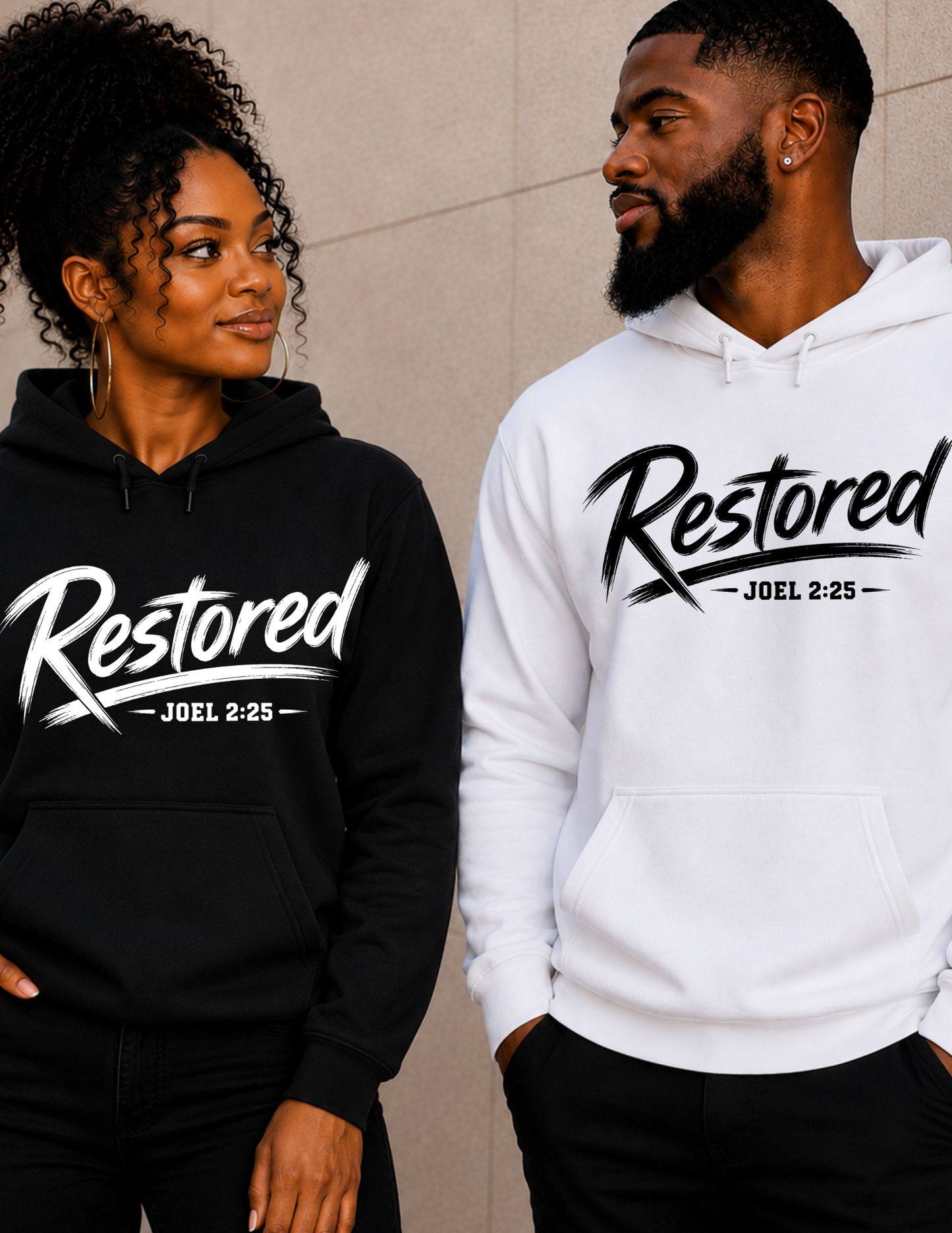 RESTORED Christian Hoodie | Faith & Inspiration