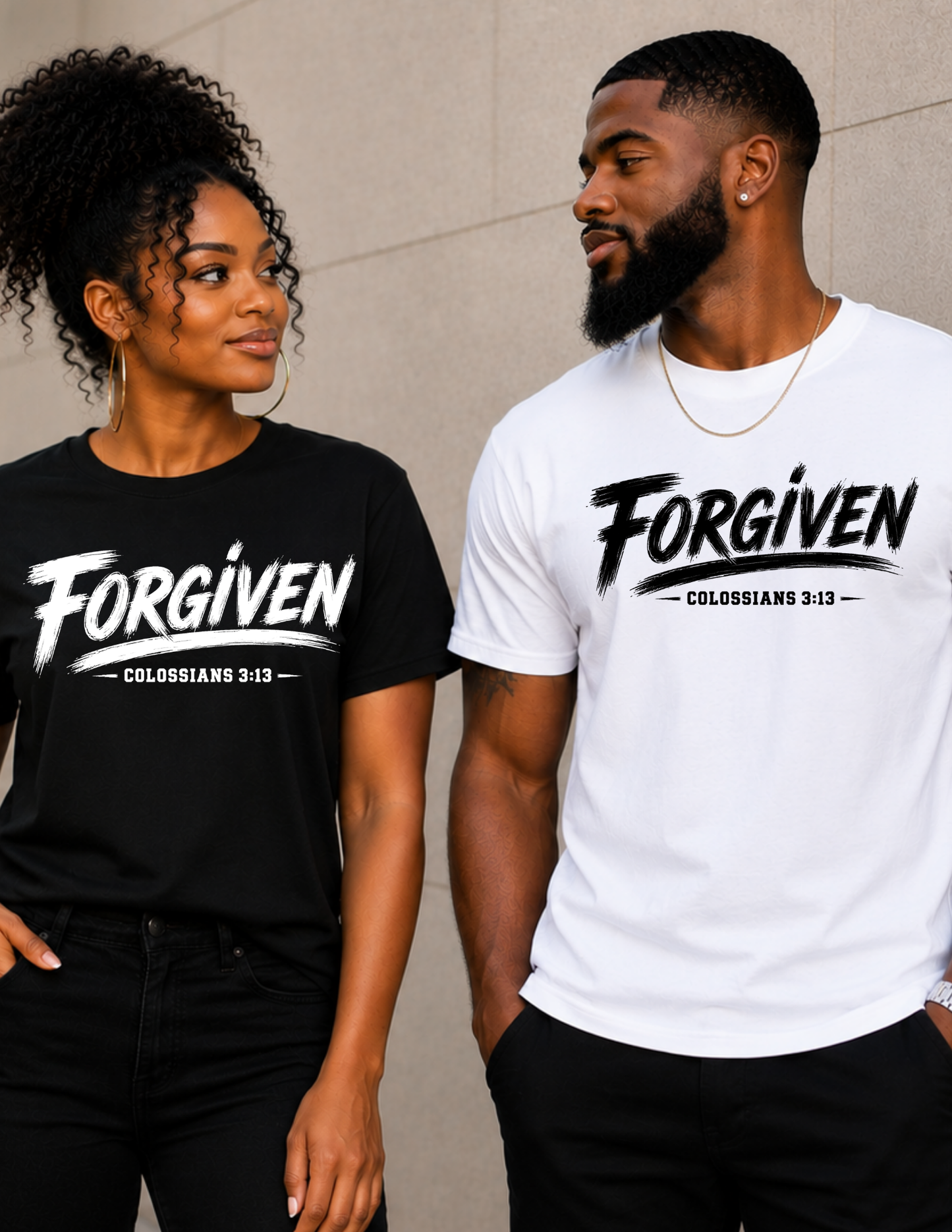 Forgiven Colossians 3:13 Christian Faith Shirt