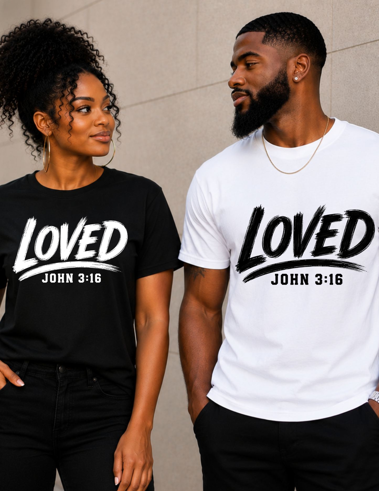 Loved John 3:16 Christian Faith Shirt