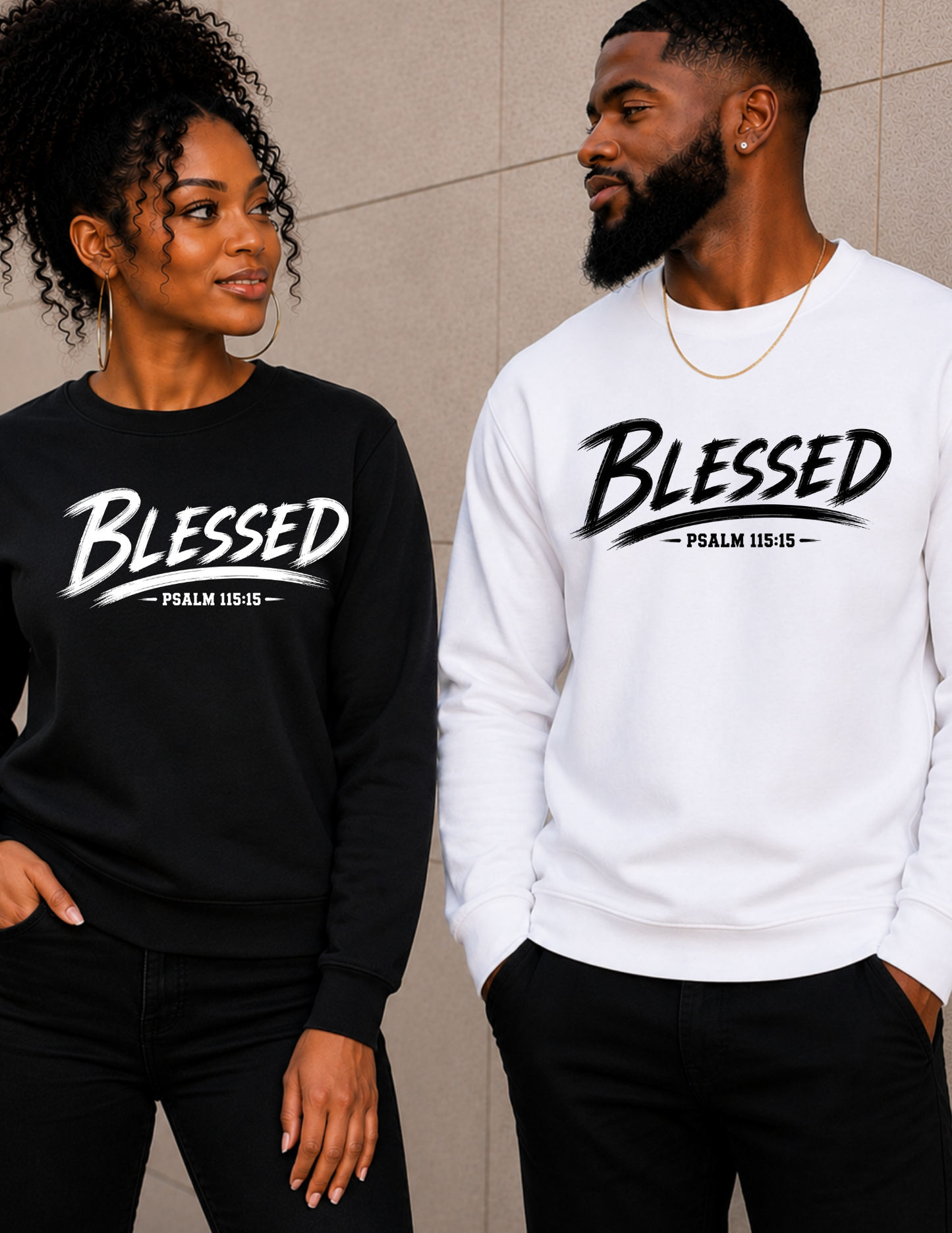 BLESSED Christian Sweatshirt | Faith & Inspiration