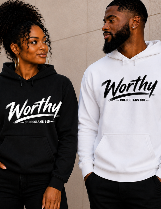 WORTHY Christian Hoodie | Faith & Inspiration