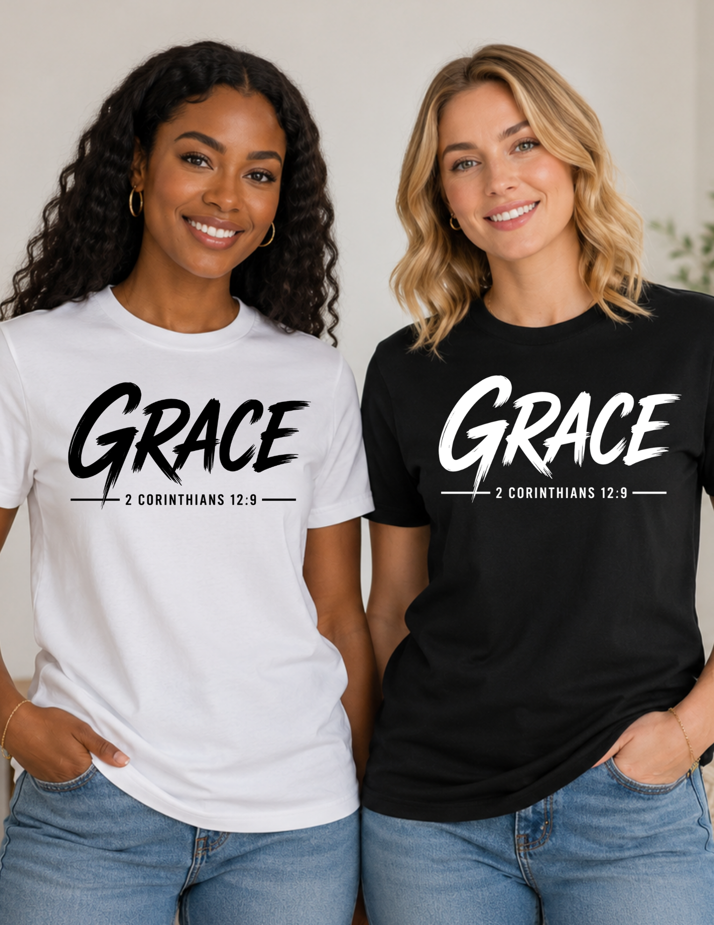 Grace 2 Corinthians 12:9 Christian Faith Shirt