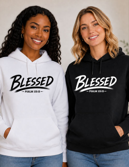 BLESSED Christian Hoodie | Faith & Inspiration
