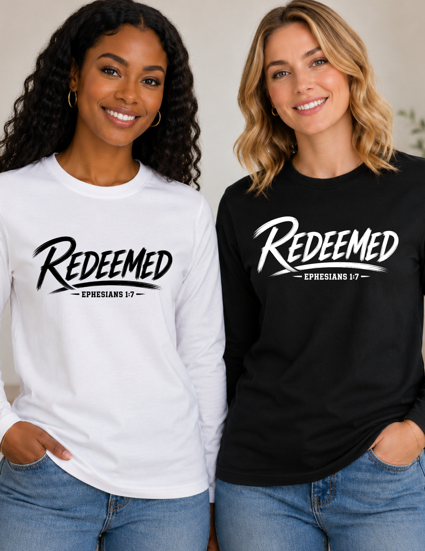 REDEEMED Christian Sweatshirt | Faith & Inspiration