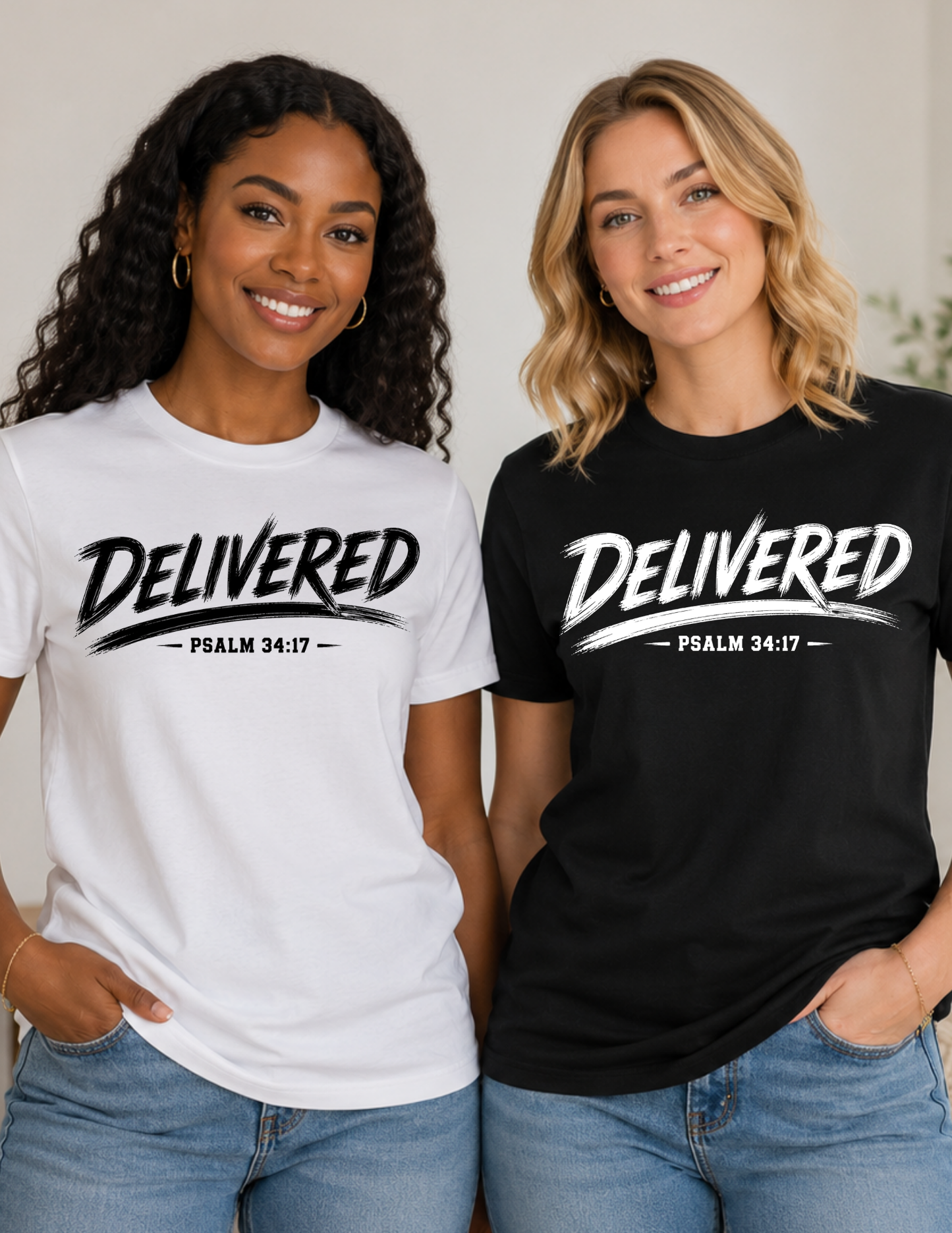 Delivered Psalm 34:17 Christian Faith Shirt