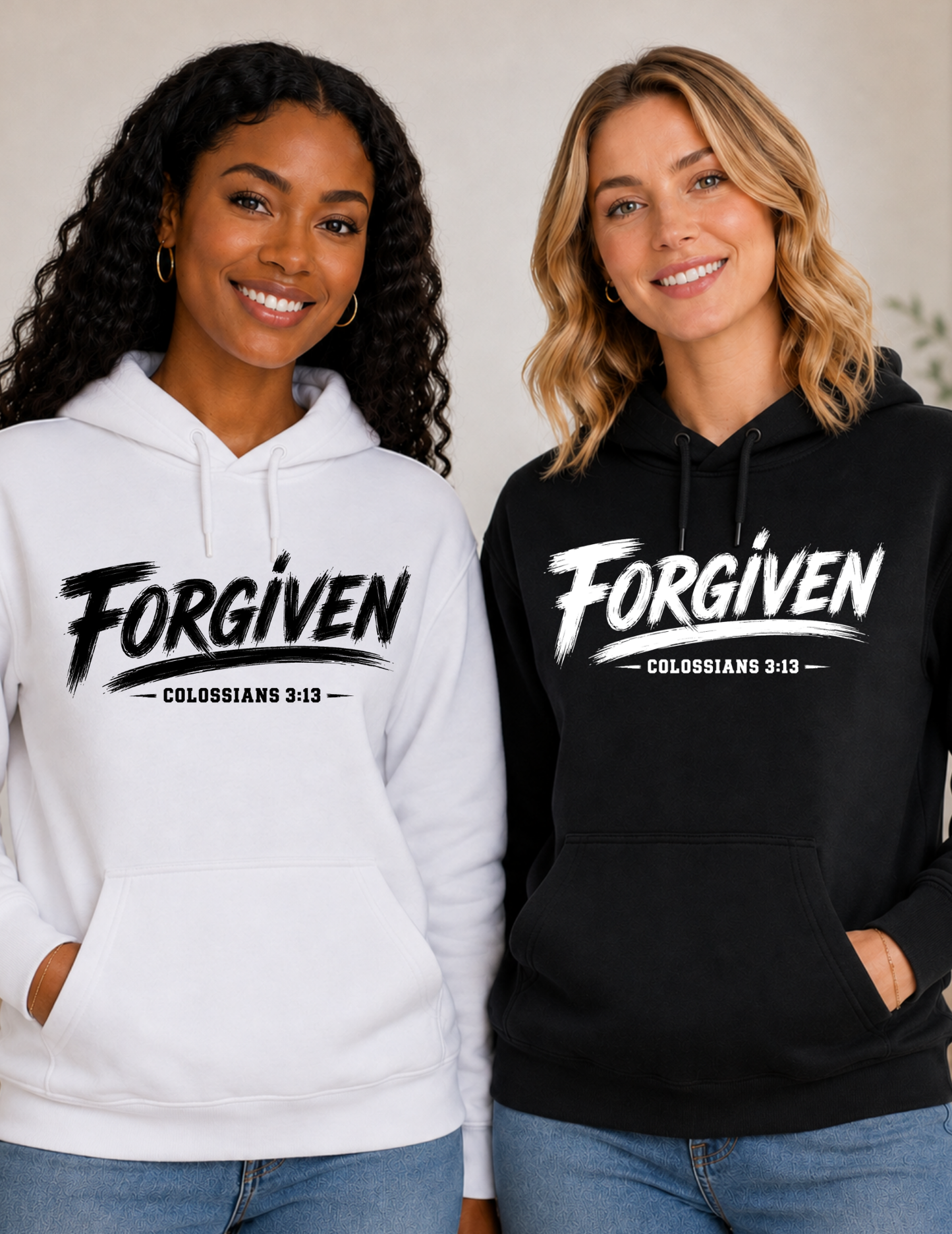 FORGIVEN Christian Hoodie | Faith & Inspiration