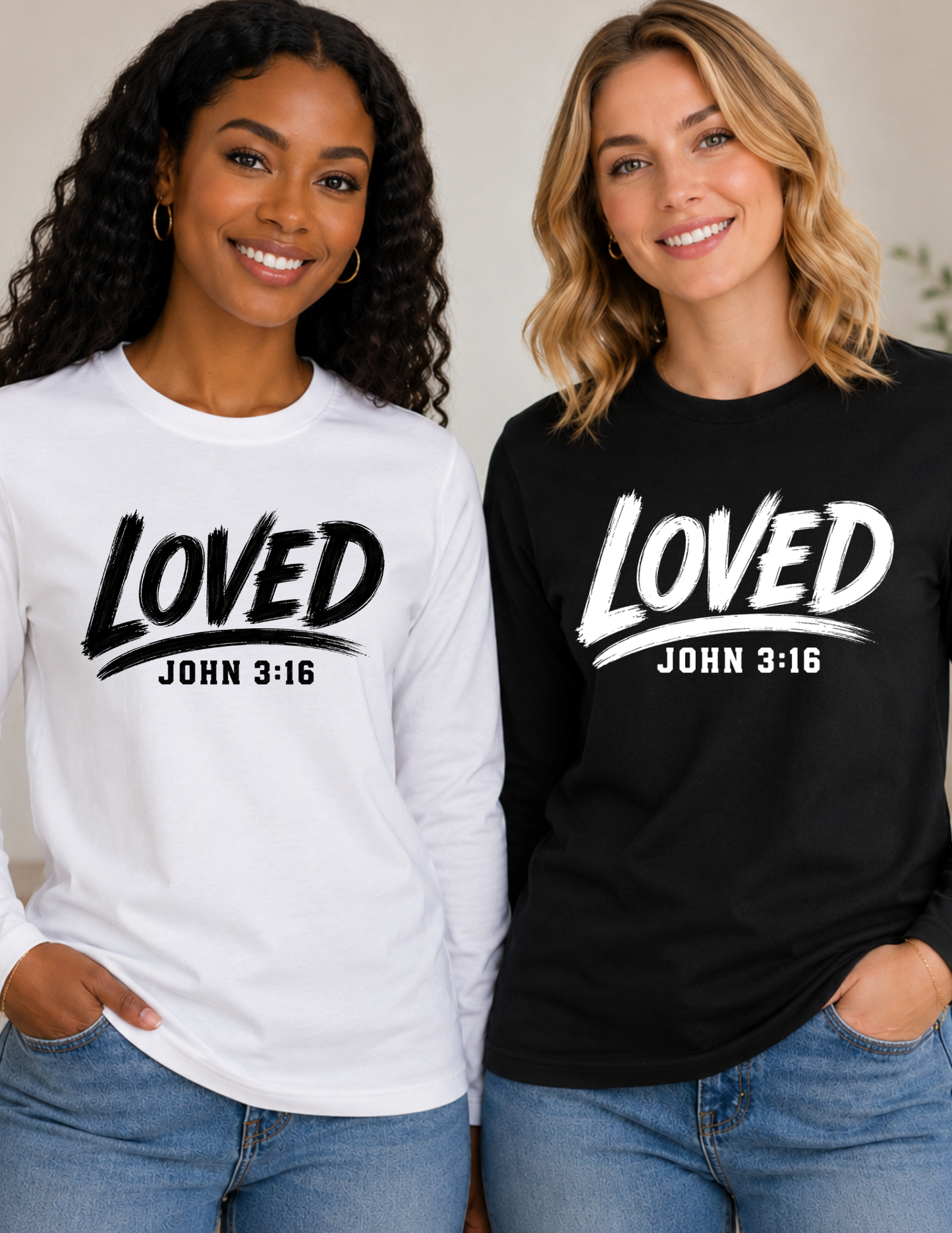 LOVED Christian Long Sleeve Shirt | Faith & Inspiration