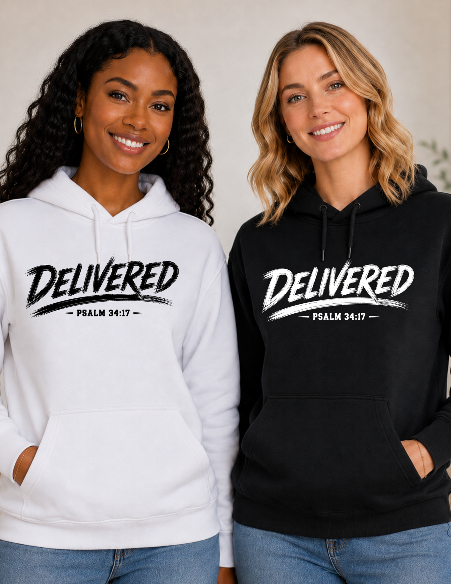 DELIVERED Christian Hoodie | Faith & Inspiration