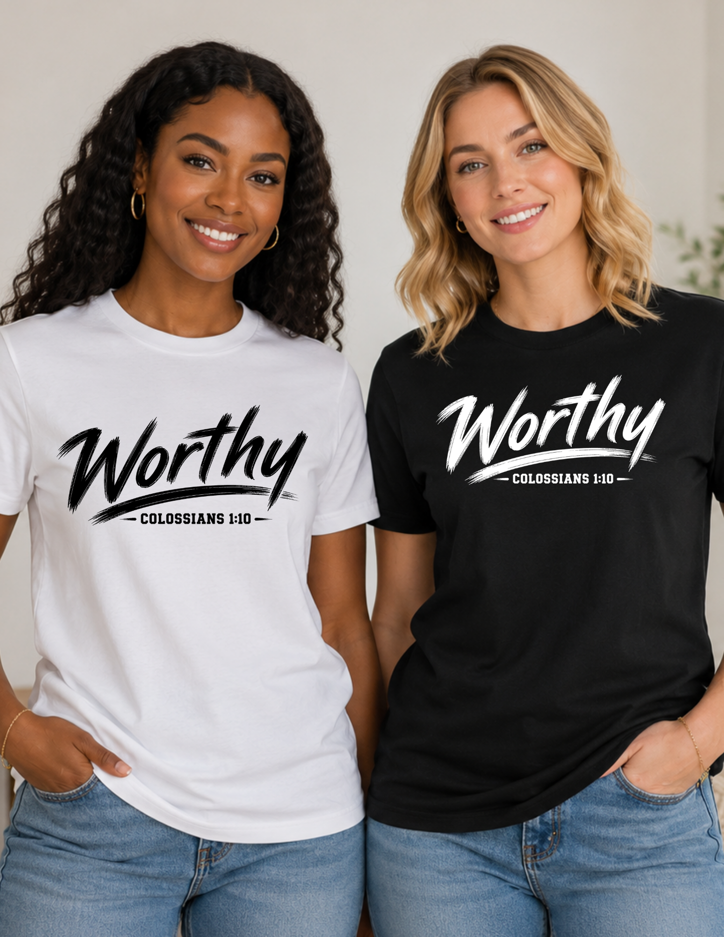 Worthy Colossians 1:10 Christian Faith Shirt