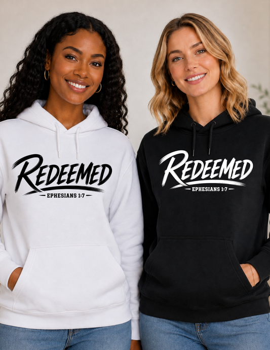 REDEEMED Christian Hoodie | Faith & Inspiration