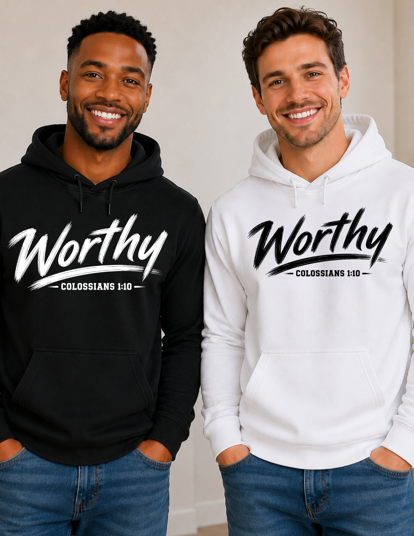WORTHY Christian Hoodie | Faith & Inspiration