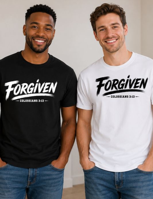 Forgiven Colossians 3:13 Christian Faith Shirt