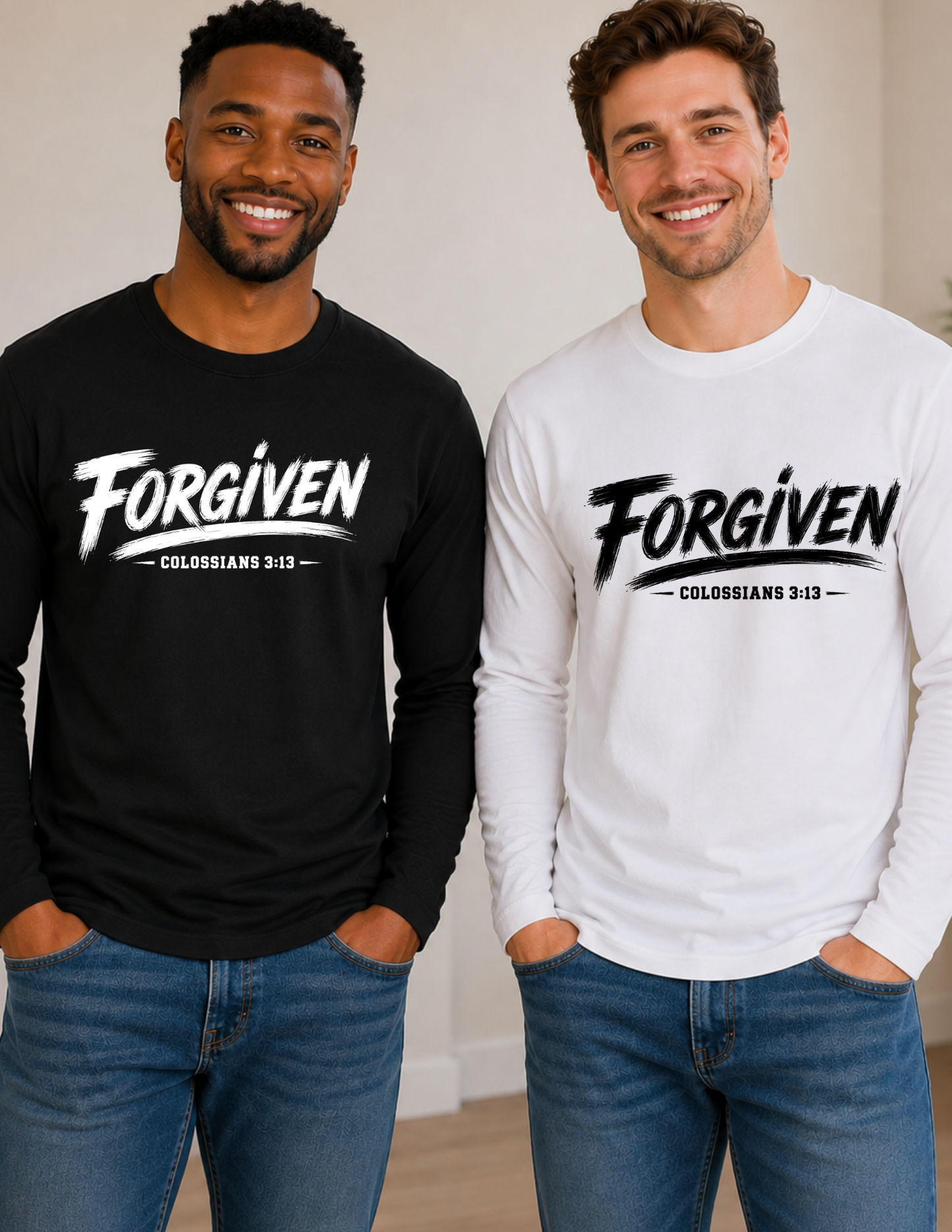 FORGIVEN Christian Sweatshirt | Faith & Inspiration