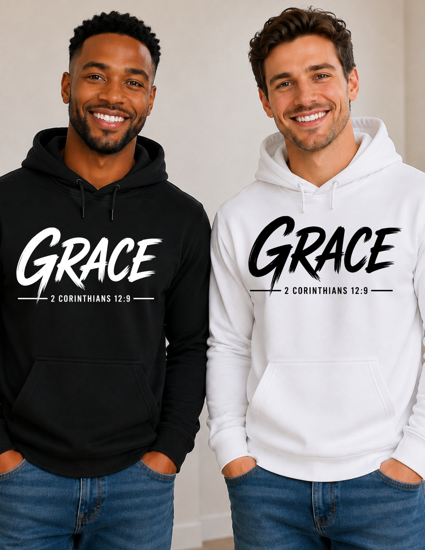 GRACE Christian Hoodie | Faith & Inspiration