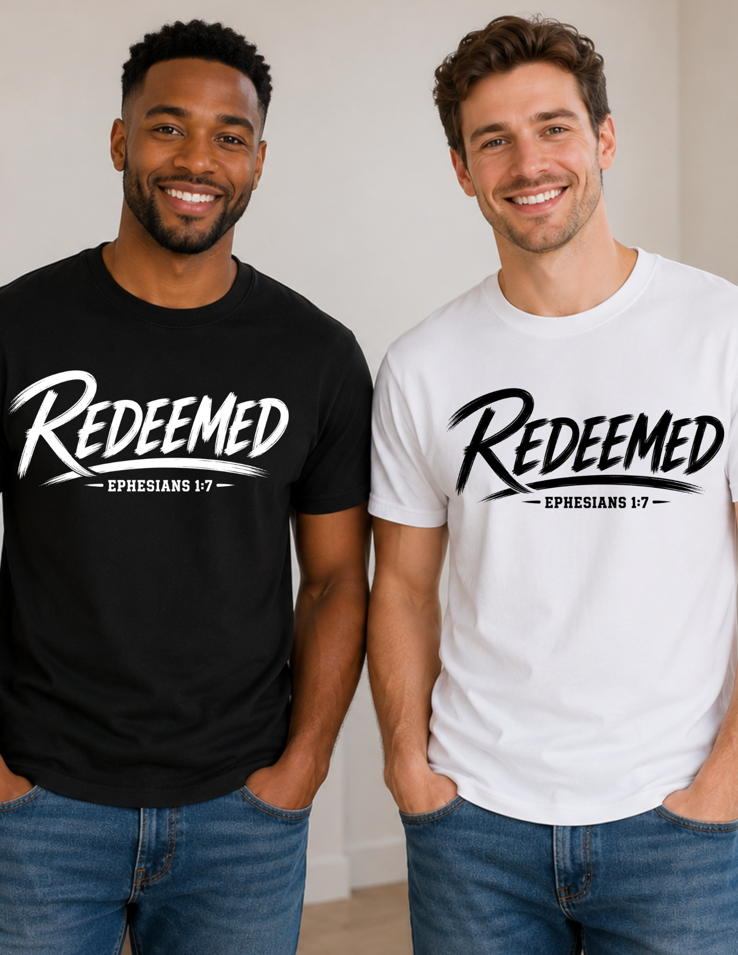 Redeemed Ephesians 1:7 Christian Faith Shirt