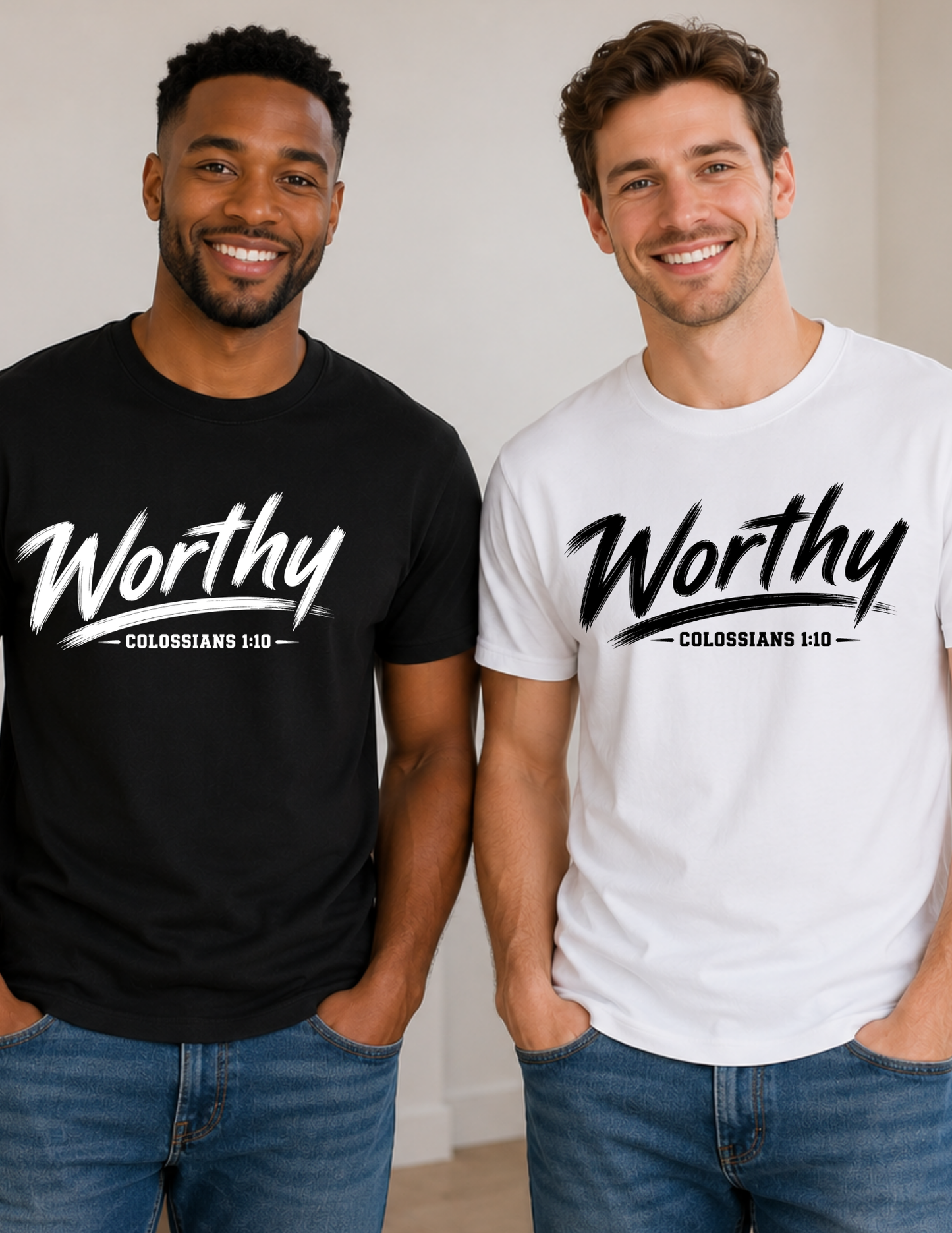 Worthy Colossians 1:10 Christian Faith Shirt