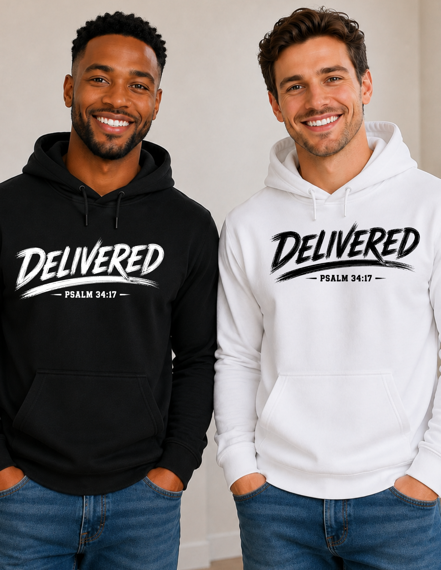 DELIVERED Christian Hoodie | Faith & Inspiration