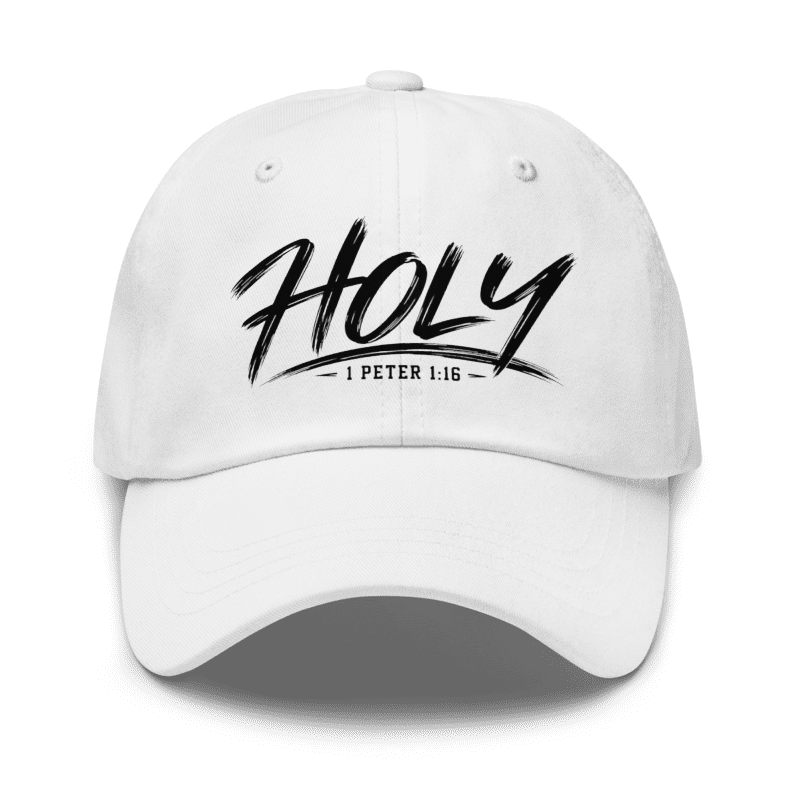 HOLY Christian Baseball Cap | 1 Peter 1:16 Faith Hat