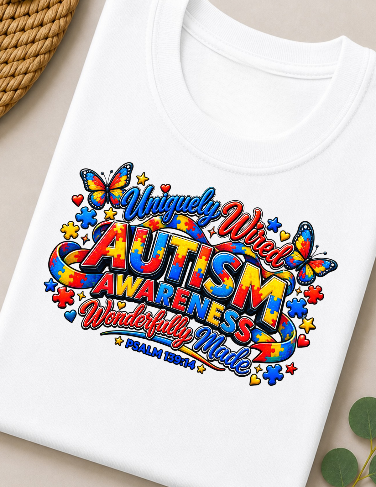 Autism Long Sleeve Shirt - Uniquely Wired Wonderfully Made
