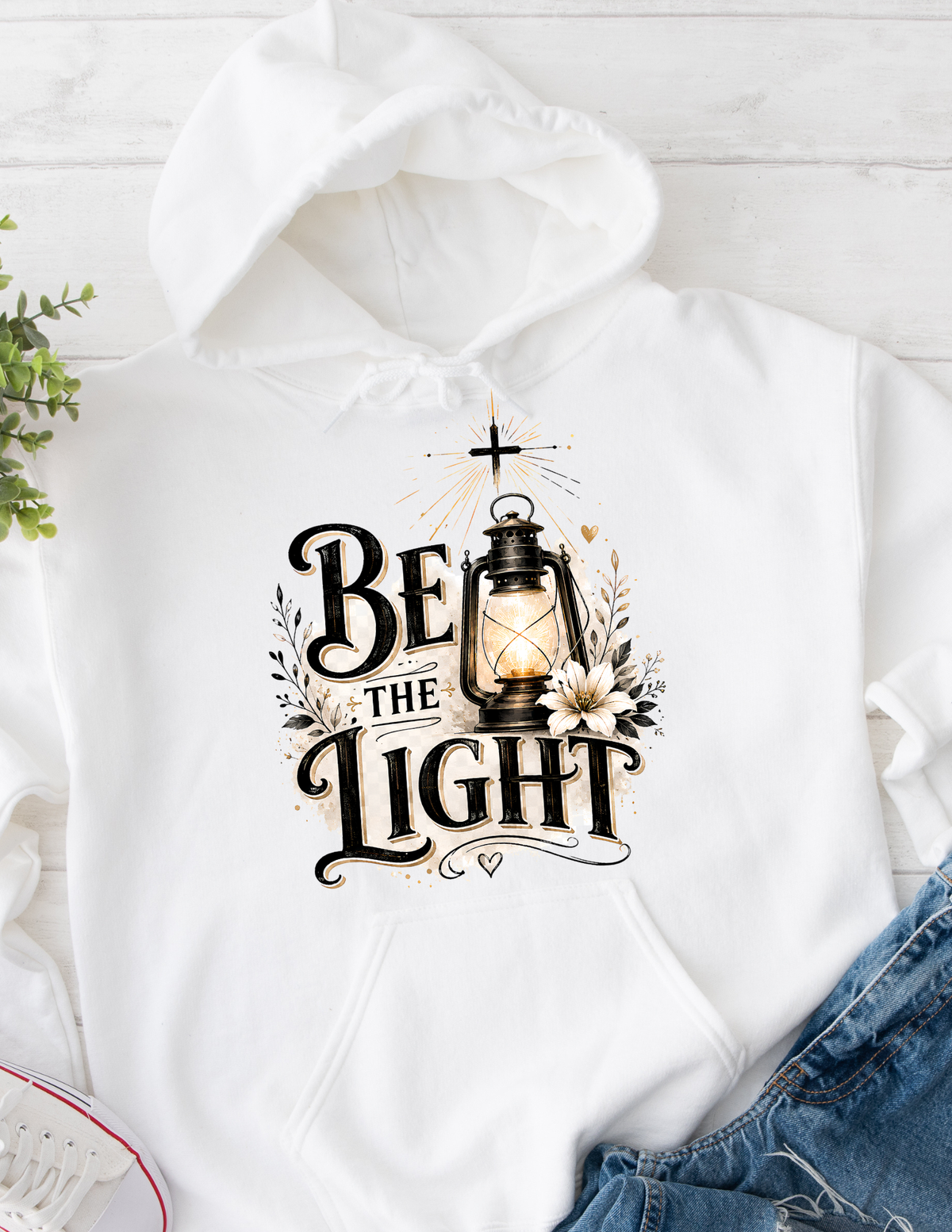 Be The Light Christian Faith Hoodie