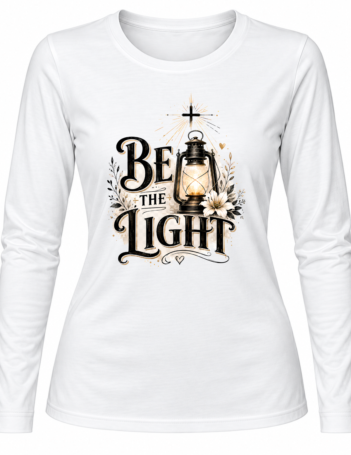 Be The Light Christian Faith Long Sleeve Shirt
