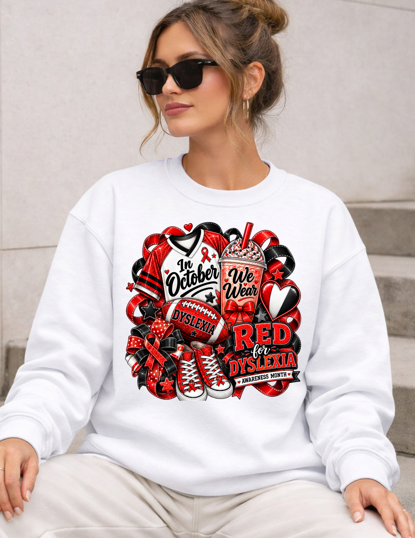 Dyslexia Awareness Sweatshirt - We See Things Differently
