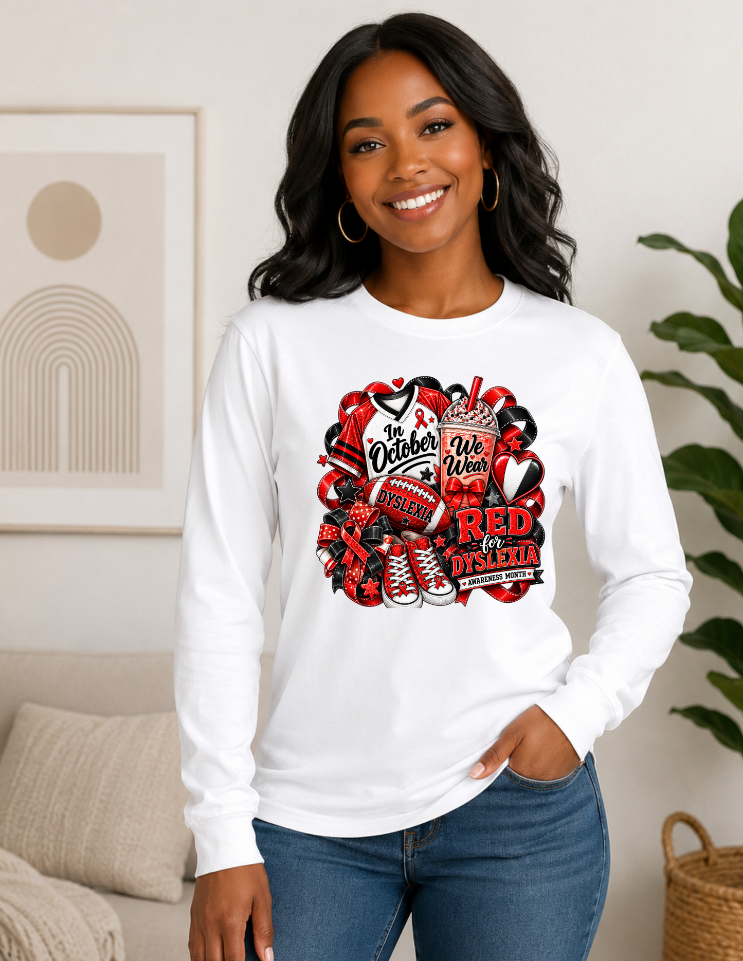 Dyslexia Awareness Long Sleeve Shirt - We See Things Differently