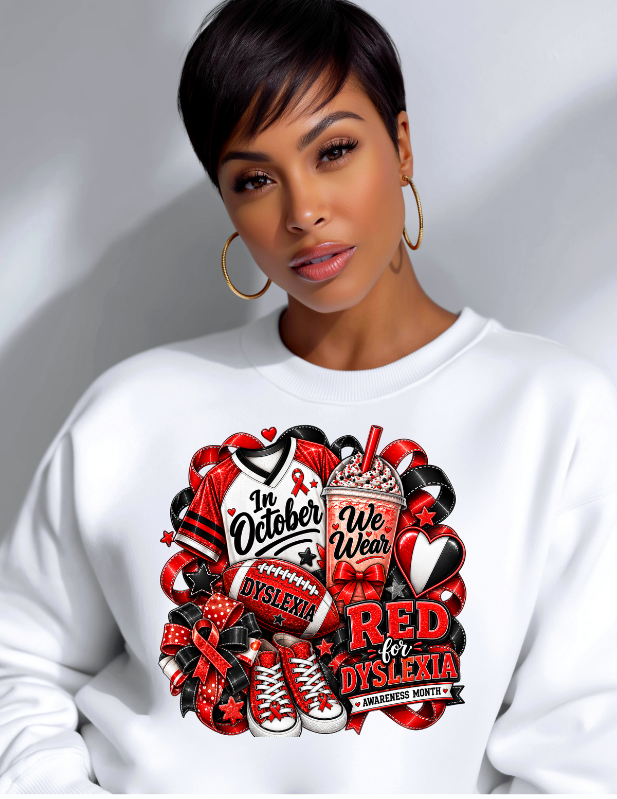 Dyslexia Awareness Sweatshirt - We See Things Differently