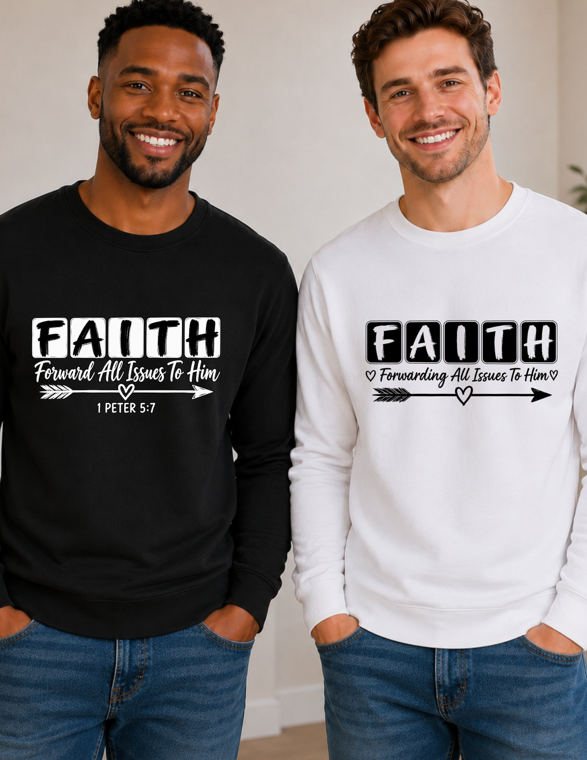F.A.I.T.H. Forwarding All Issues To Him Christian Long Sleeve Shirt