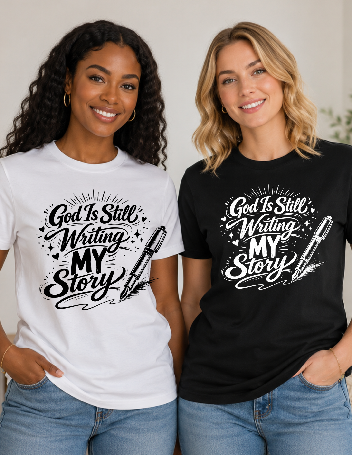 God Is Still Writing My Story Christian T-Shirt | Inspirational Faith Shirt