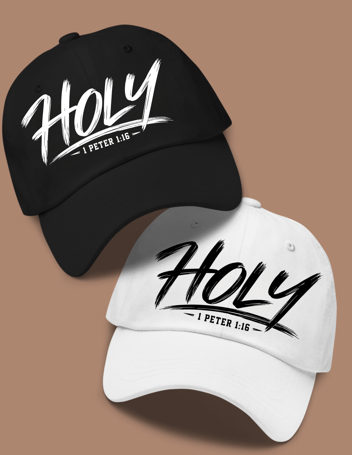 HOLY Christian Baseball Cap | 1 Peter 1:16 Faith Hat
