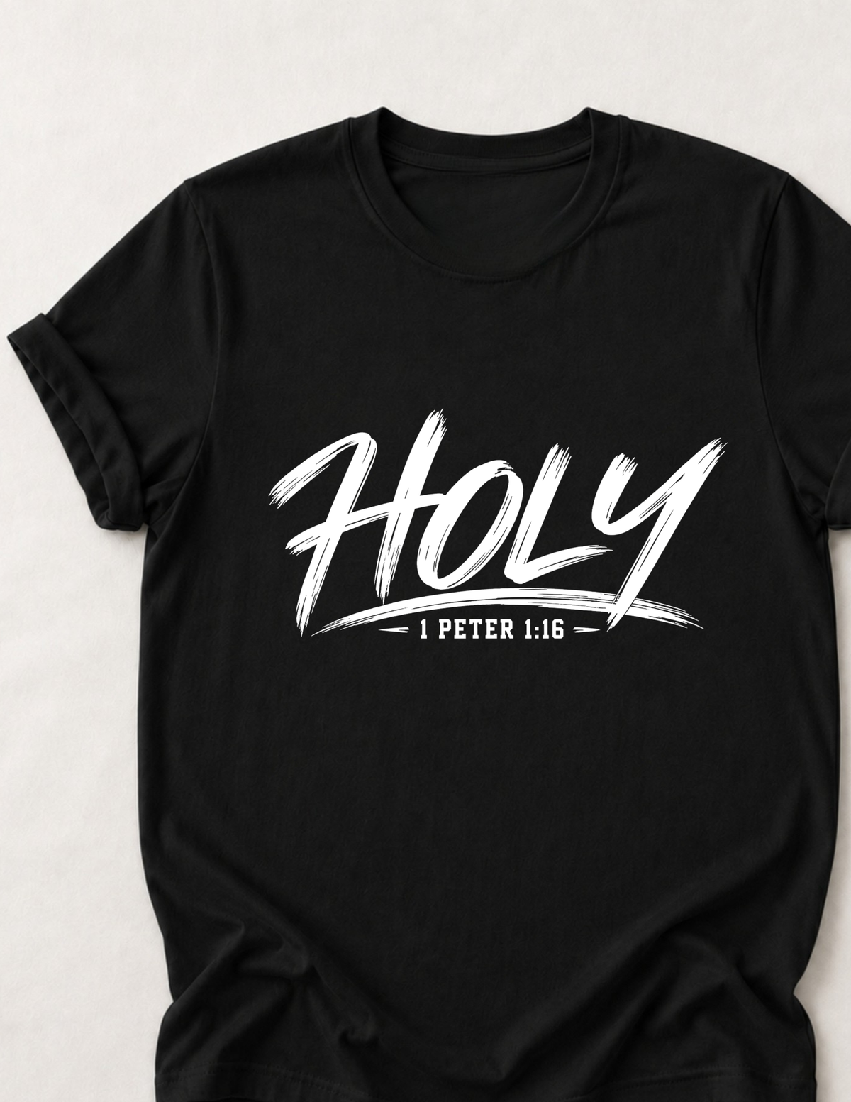 HOLY 1 Peter 1:16 Christian Short Sleeve T-Shirt