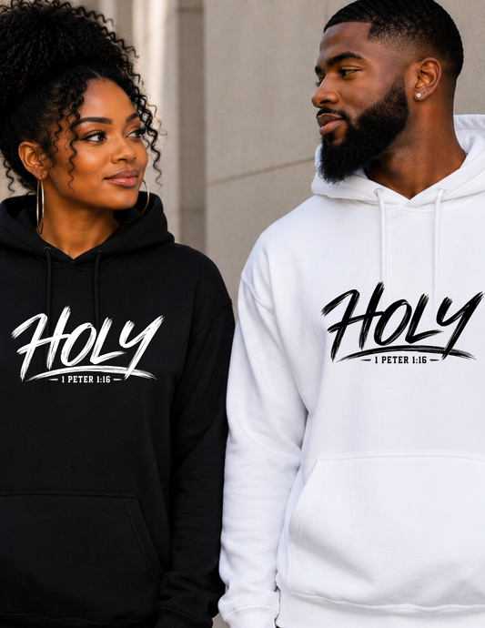 HOLY 1 Peter 1:16 Christian Hoodie