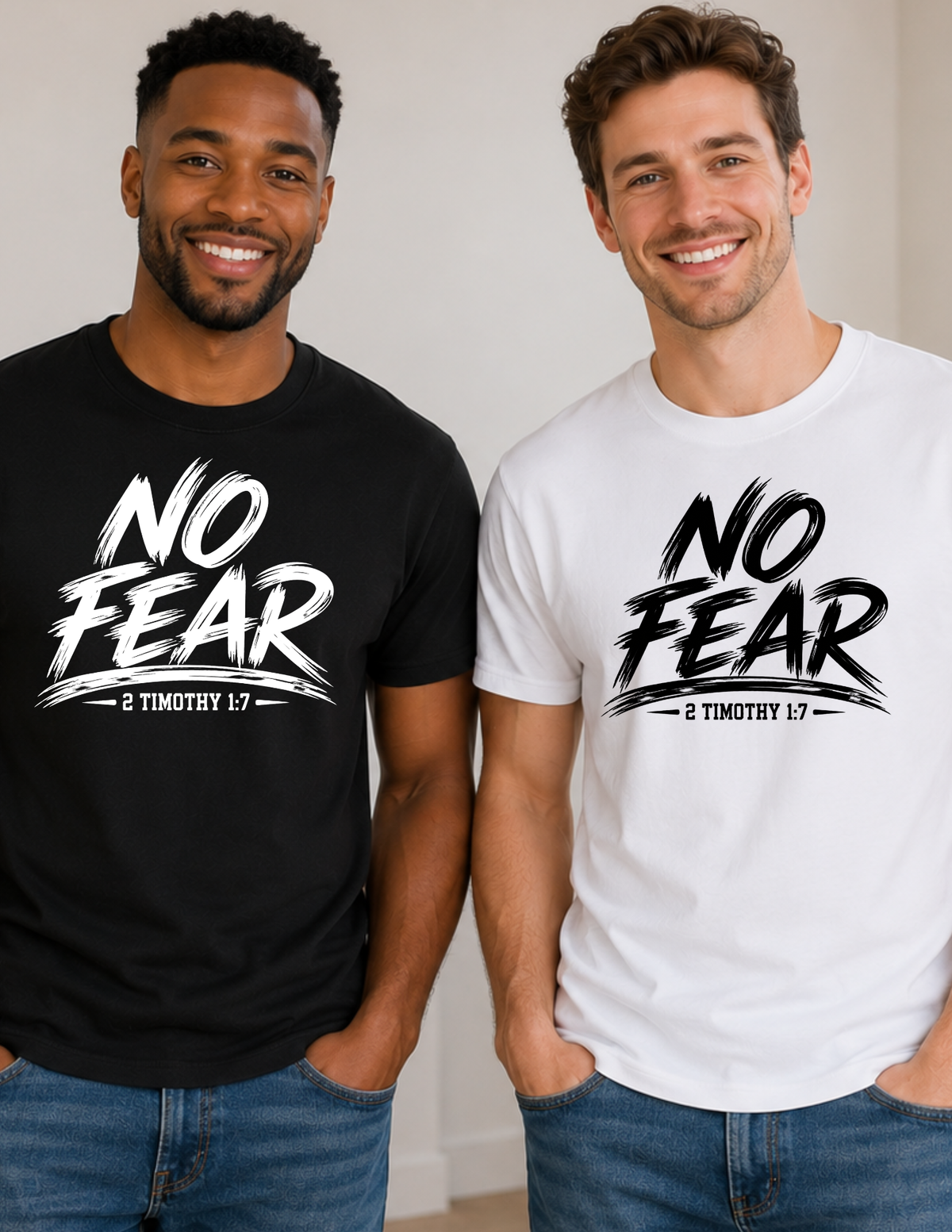 No Fear Psalm 23:4 Christian Faith T-Shirt