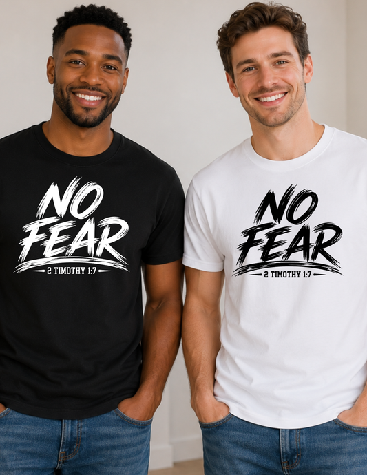 No Fear Psalm 23:4 Christian Faith T-Shirt