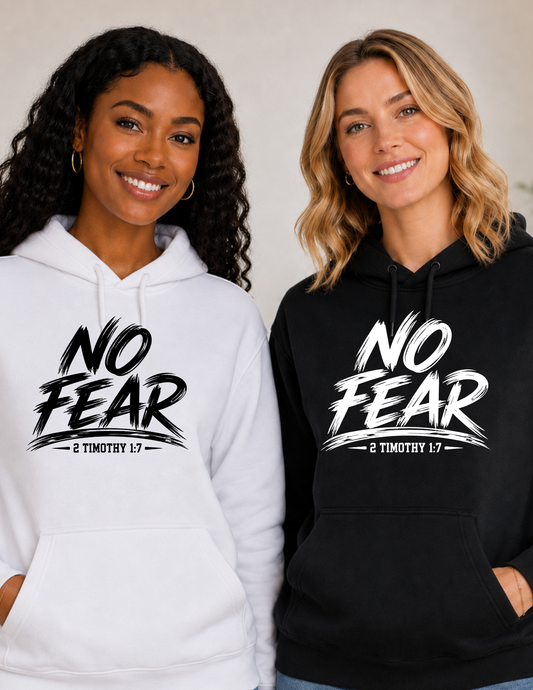 No Fear Psalm 23:4 Christian Faith Hoodie
