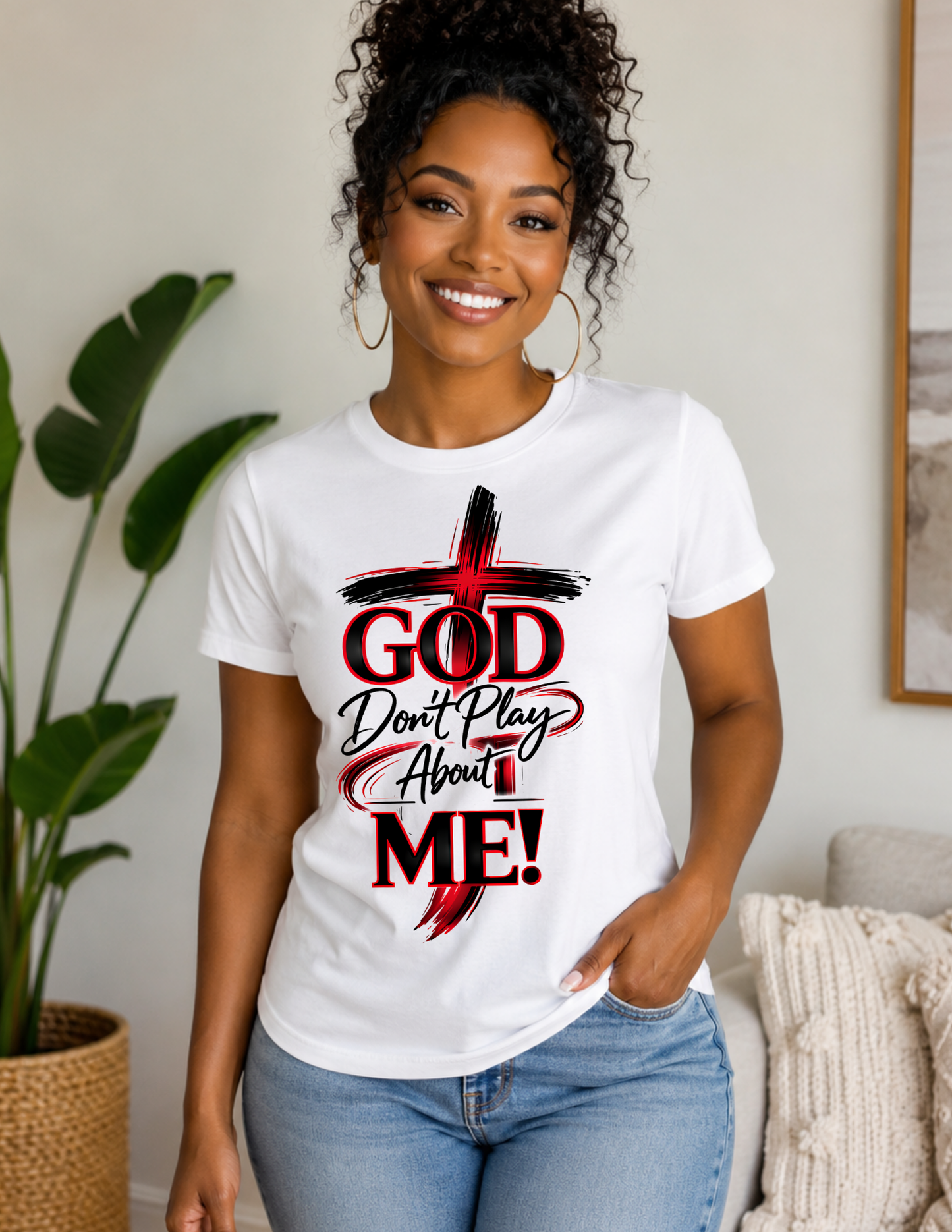 God Don’t Play About Me Christian T-Shirt | Bold Faith Statement Shirt