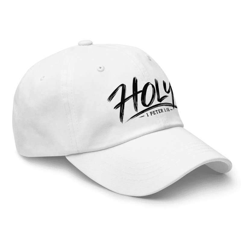 HOLY Christian Baseball Cap | 1 Peter 1:16 Faith Hat
