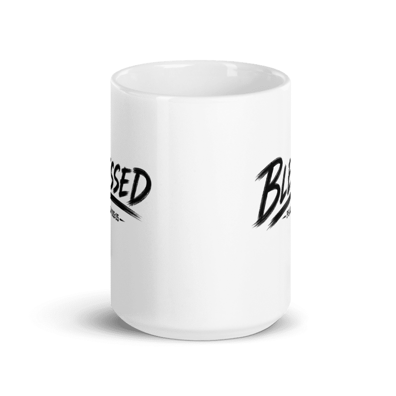 Blessed Psalm 115:15 15 oz Christian Coffee Mug | Black or White